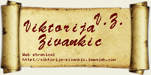 Viktorija Živankić vizit kartica